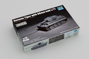 Czołg Tiger 1:72 z działem 88 mm KwK 43 L71, Trumpeter 07164