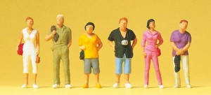 Przechodnie, turyści H0-1:87, Preiser 14067