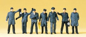 Pracownicy kolejowi DB H0-1:87, Preiser 10409