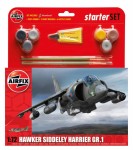 Hawker Siddeley Harrier GR1 1:72 z klejem, farbami i pędzlem, Airfix 55205